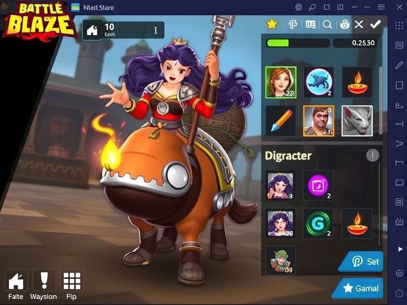 Battle Blaze Game Screenshot - Epic Fantasy Action RPG