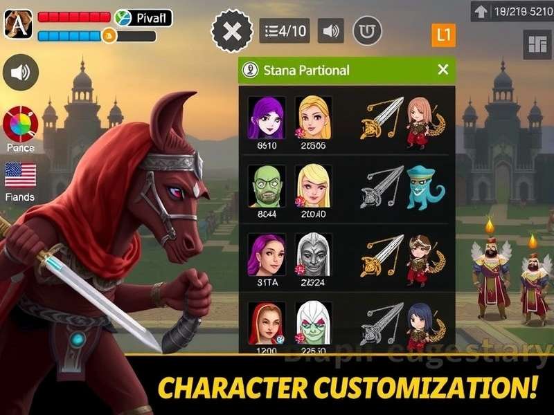 Battle Blaze Character Customization - Extensive RPG Elements